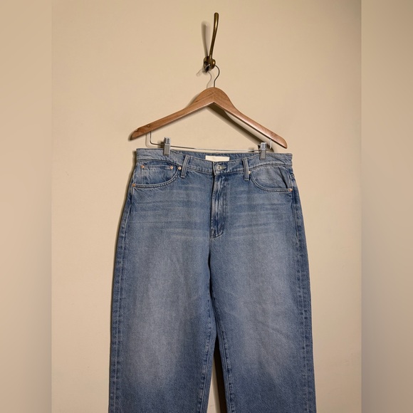 MOTHER The Dodger Skimp Cuff Jean's In Leap Of Faith - Picture 6 of 11